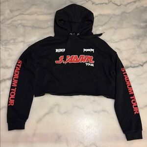 Justin Bieber x Divided - Purpose Tour Crop Hoodie